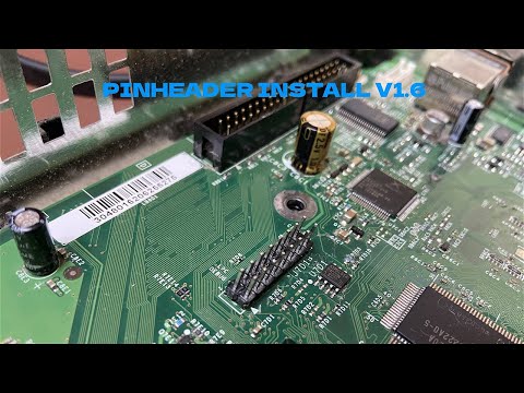 Xbox Mods #3 How To Install Pin Header To 1.6 Xbox 4K