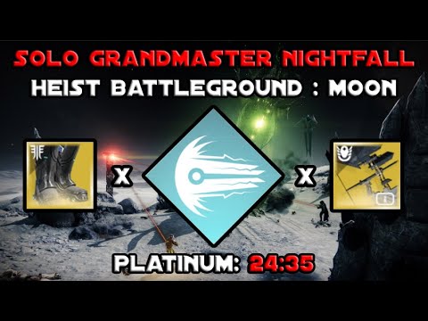 Solo Grandmaster Nightfall - Heist Battleground Moon - Arc Warlock [Destiny 2]