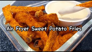 Air Fryer Sweet Potato Fries | How to Make Crispy Sweet Potato Fries in the Air Fryer