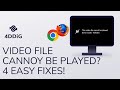 This Video File Cannot be Played Error Code 102630 [Easy Fixes!]