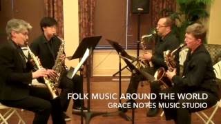 April 2016 Oh, Freedom Civil War folk song for sax quartet