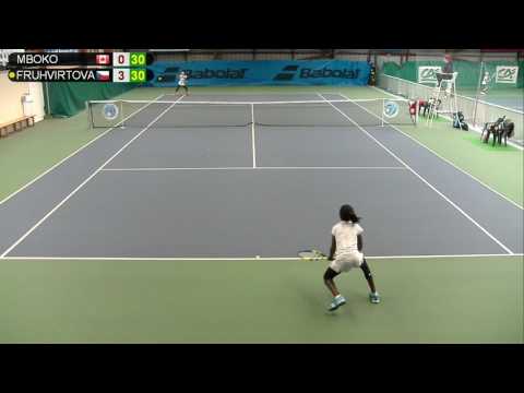 MBOKO (CAN) vs FRUHVIRTOVA (CZE) - Open Super 12 Auray Tennis - Court 3