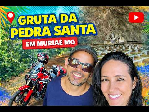 Passeio de moto na Gruta da Pedra Santa em Muriaé- MG 2026