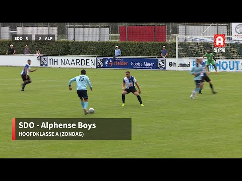 Samenvatting SDO - Alphense Boys (zondag 12 september)