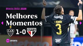 ATLÉTICO-MG VENCE E TRICOLOR PERDE A LIDERANÇA DO BRASILEIRÃO I ATLÉTICO-MG 1 X 0 SÃO PAULO