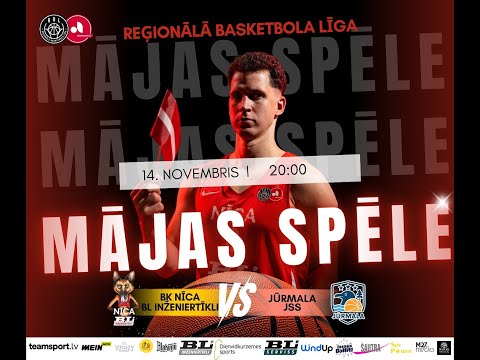 Aizdevums.lv RBL. BK Nīca/BLI - Jūrmala/JSS. Nīcas sporta halle. Pl.20:00.