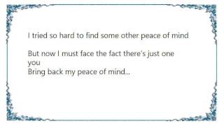 Buck Owens - Bring Back My Peace of Mind Lyrics