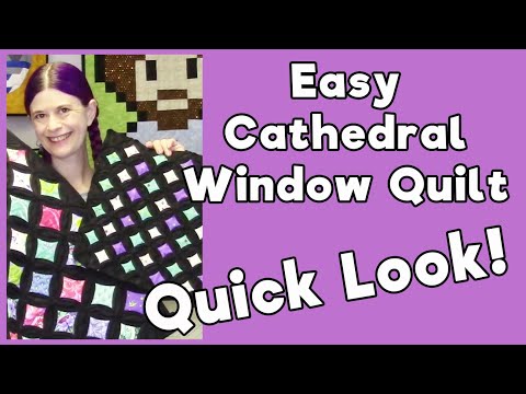 Quilting Basics: Cathedral Window Quick Look!