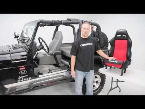 Corbeau Seats Jeep Wrangler Complete Replacement Bracket