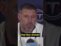 Titans HC Mike Vrabel shares his thoughts and prayers for Damar Hamlin and his family?? #shorts