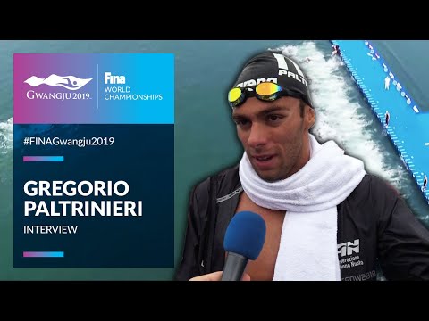 Плавание Gregorio Paltrinieri — Interview | FINA World Championships 2019 — Gwangju