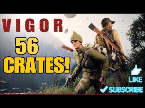 VIGOR SEASON 8: TRAPPERS, Opening 56 Loot Crates.