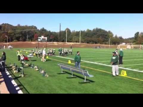 How the Grayson 7u football players take to the field