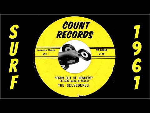 The Belvederes - From Out Of Nowhere [Count] 1961 Rare Surf Instrumental 45