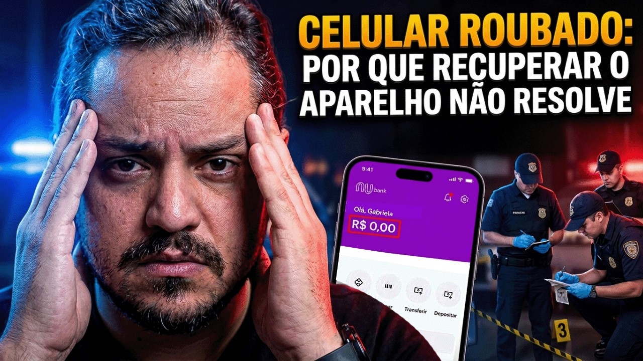 Celular Roubado: PORQUE Recuperar o Aparelho NÃO Resolve o Problema
