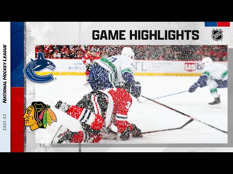 Canucks @ Blackhawks 10/21/21 | NHL Highlights