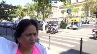 preview picture of video 'Aruna & Hari Sharma shopping on Via Umberto I Catania, Sicily, Italy Jul 13, 2013'