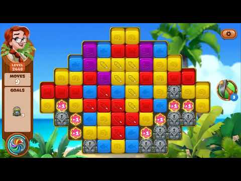 Lost Island Blast Adventure Level 2448 Gameplay