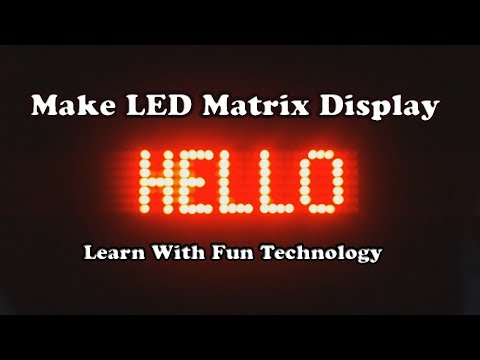 LED Matrix Display | Arduino Dot Matrix Display | Latest Arduino Project Video