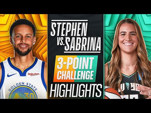 Stephen vs. Sabrina 3-Point Challenge FULL HIGHLIGHTS 2024 #NBAAllStar