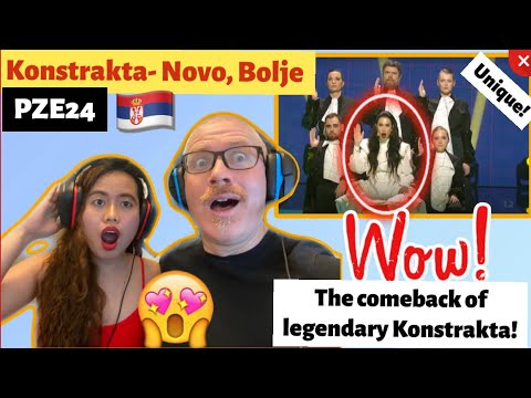 PZE24: Konstrakta - Novo, bolje | Polufinale 2 Pesma Za Evroviziju | Reaction!🇷🇸