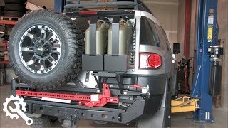 Installing Metal Tech FJ Cruiser Red Eye Bumper