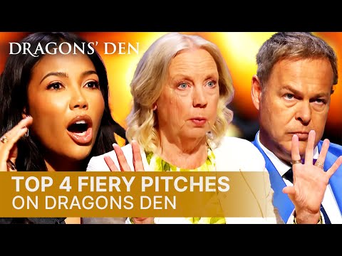 Top 4 Fiery Business Pitches 🔥 | Dragons' Den