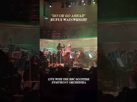 “Go Or Go Ahead” live with the BBC Scottish Symphony Orchestra in Glasgow last year