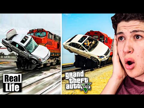 GTA 5 VS REAL LIFE!! #2 GRAND THEFT AUTO V IN REAL LIFE