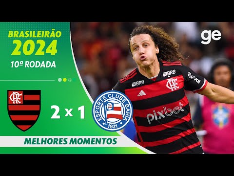 Gols e lances de Flamengo x Bahia
