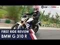 BMW G 310 R First Ride | NDTV carandbike