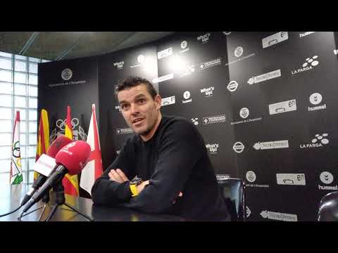 Rueda de prensa Xavi Molist C. E. L'Hospitalet - F. C. Martinenc