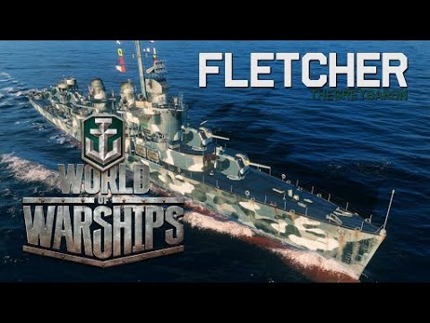 WoWs USS Fletcher Full Gunboat Build rushing a Missouri | World of Warships