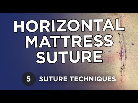 Horizontal Mattress, Figure of 8, Half Buried Sutures - Learn Suture Techniques