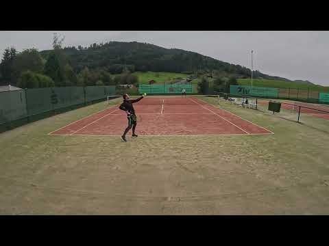 Tennis Highlights | LK 19 vs LK 21 auf Kunstrasen bei leichten Regen
