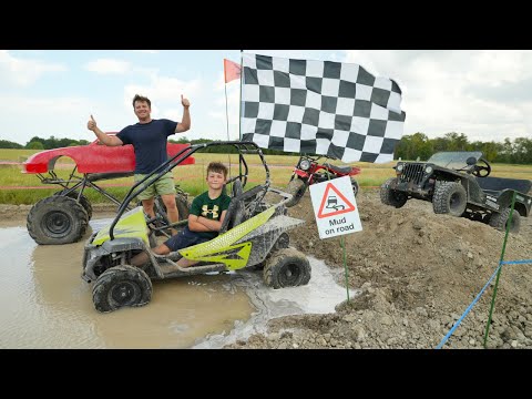 Using Random Vehicles to Race on Muddy Racetrack