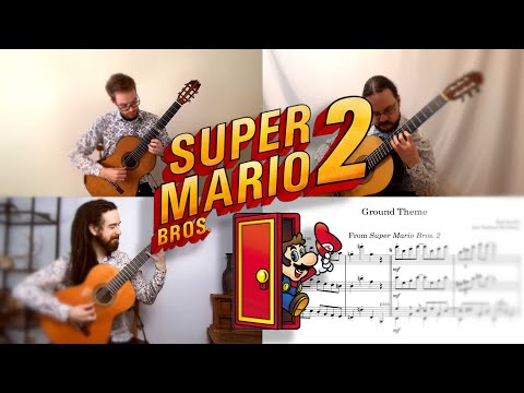 Super Mario Bros 2 Guitar Cover: Ground Theme (Ottawa Guitar Trio)