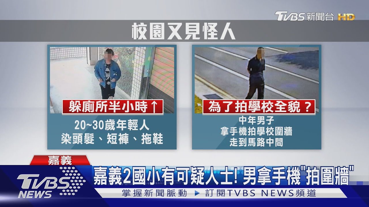居心叵測？嘉義2國小皆有怪男　他放學2天躲廁所2小時起