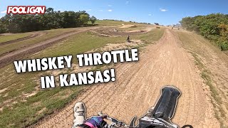 This track is HIDDEN in Kansas | Stole my buddy's RMZ450 | Whiskey Throttle Motocross