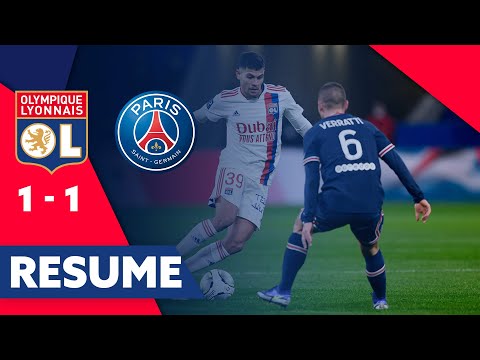 Olympique Lyonnais 1-1 FC PSG Paris Saint Germain