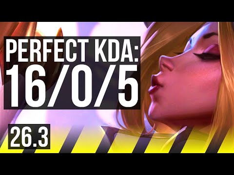 MISS FORTUNE & Pyke vs CAITLYN & Karma (ADC) | Perfect KDA: 16/0/5 | KR Master | 26.3