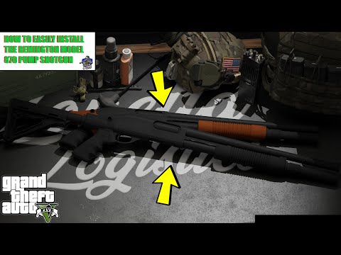 How To Install Remington Model 870 Pump Shotgun [Animated] (2022) GTA 5 MODS
