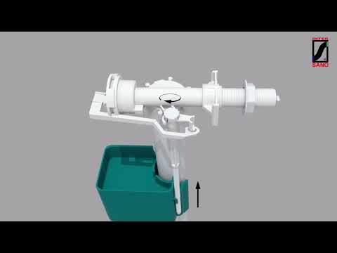 Zawór napełniający - regulacja poziomu wody w spłuczce