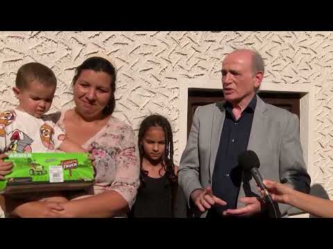 Krkobabić posetio šestočlanu porodicu Јovanović u selu Valakonje kod Boljevca