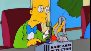 The Simpsons - Sarcasm detector
