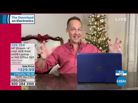 HP Stream 14" Intel 4GB RAM 64GB Laptop w/MS Office 365