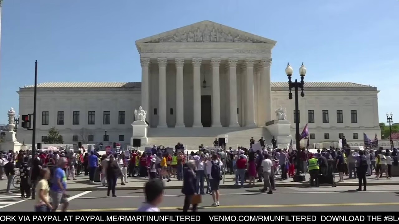 Rev. William Barber Speaks At Rally Outside SCOTUS Amid Birthright Citizenship Case