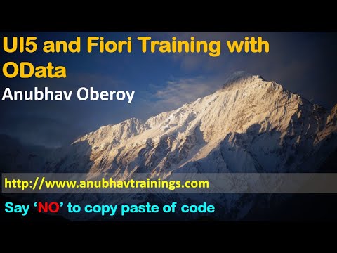 SAP UI5 and Fiori LIVE Training demo | 4th April 2022 7 AM IST | NEW LIVE Batch with Latest topics