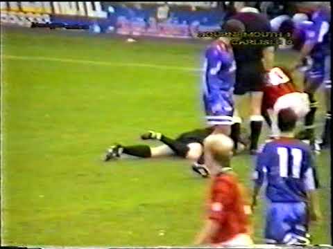 Bournemouth 2 V Carlisle United 0 28th October 1995 Division 2