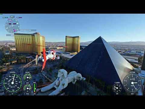 Las Vegas Day and Night Helicopter Tour - CowanSim 222B | Microsoft Flight Simulator